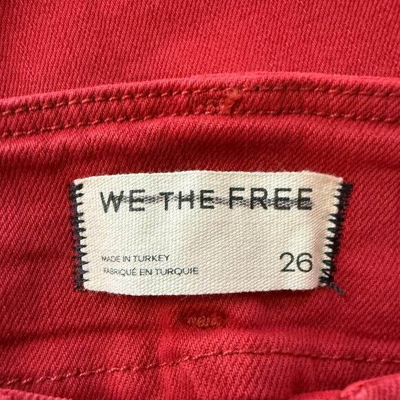 Free People Red Boot Cut Pants - Picture 9 of 9